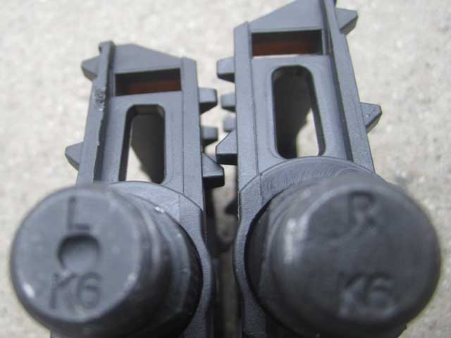 The pedals are marked L for left side and R for right side