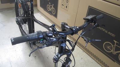 10. Install the handlebars, tighten only snugly, you will make final adjustments after.