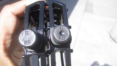 15. The pedals are marked L for left side and R for right side Install the left pedal, and tighten COUNTER CLOCKWISE. Install the right pedal, tighten CLOCKWISE.